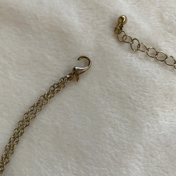 Black and gold chain necklace - Picture 4 of 4